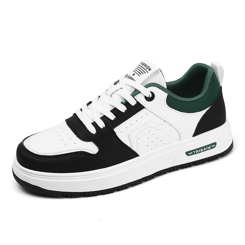 

TONYBEAR Мужские повседневные кеды низкие черно-белые, цвет White Black