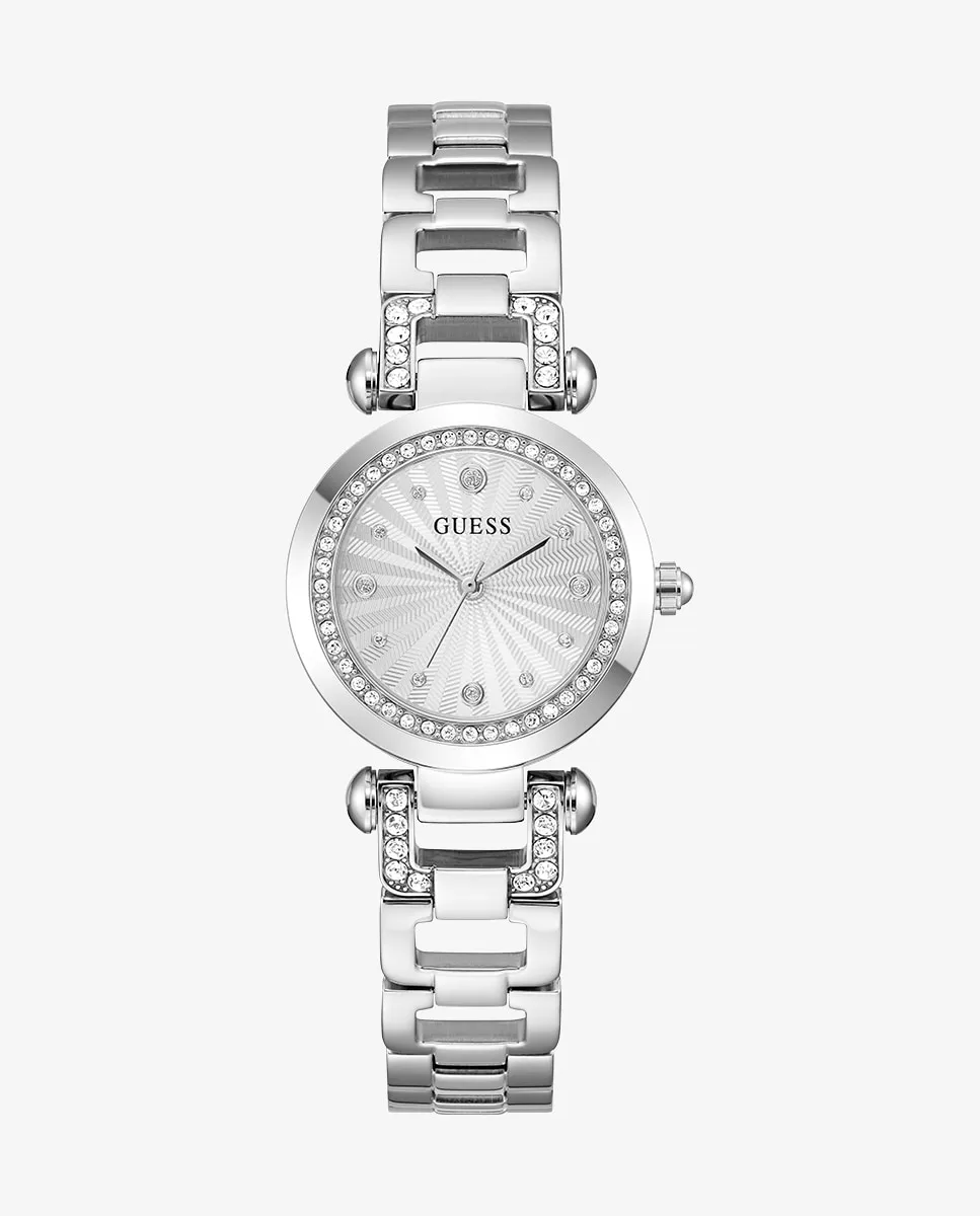 

Женские часы Ginger GW0869L3 из стали с серебряным ремешком Guess, серебряный