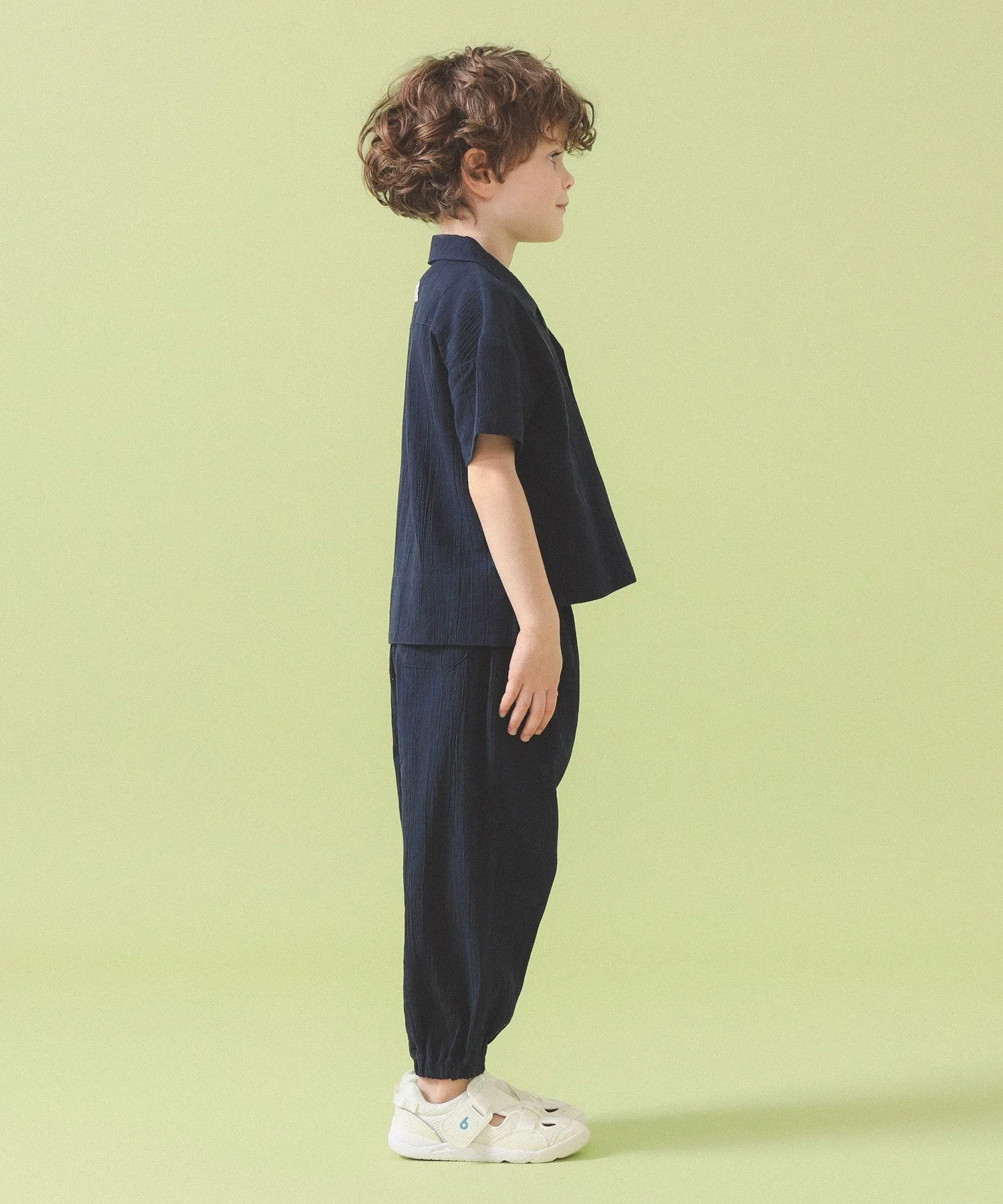 Брюки Willow Easy Pants 2026SS (90~140 см) Kodomo Beams, NAVY — фото 3