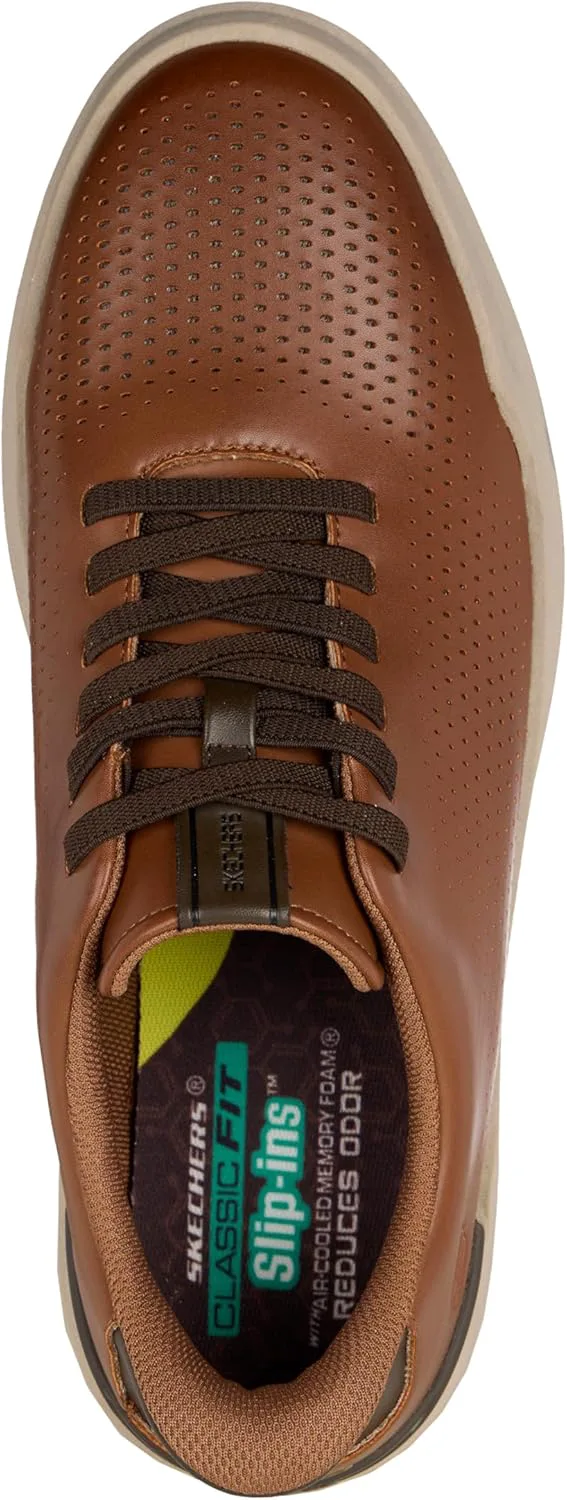 Мужские кроссовки Skechers Owen - Connell, коричневый — фото 4