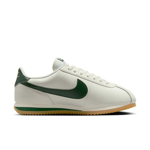 Кроссовки cortez leather 'sail fir green' Nike, мультиколор — фото 2