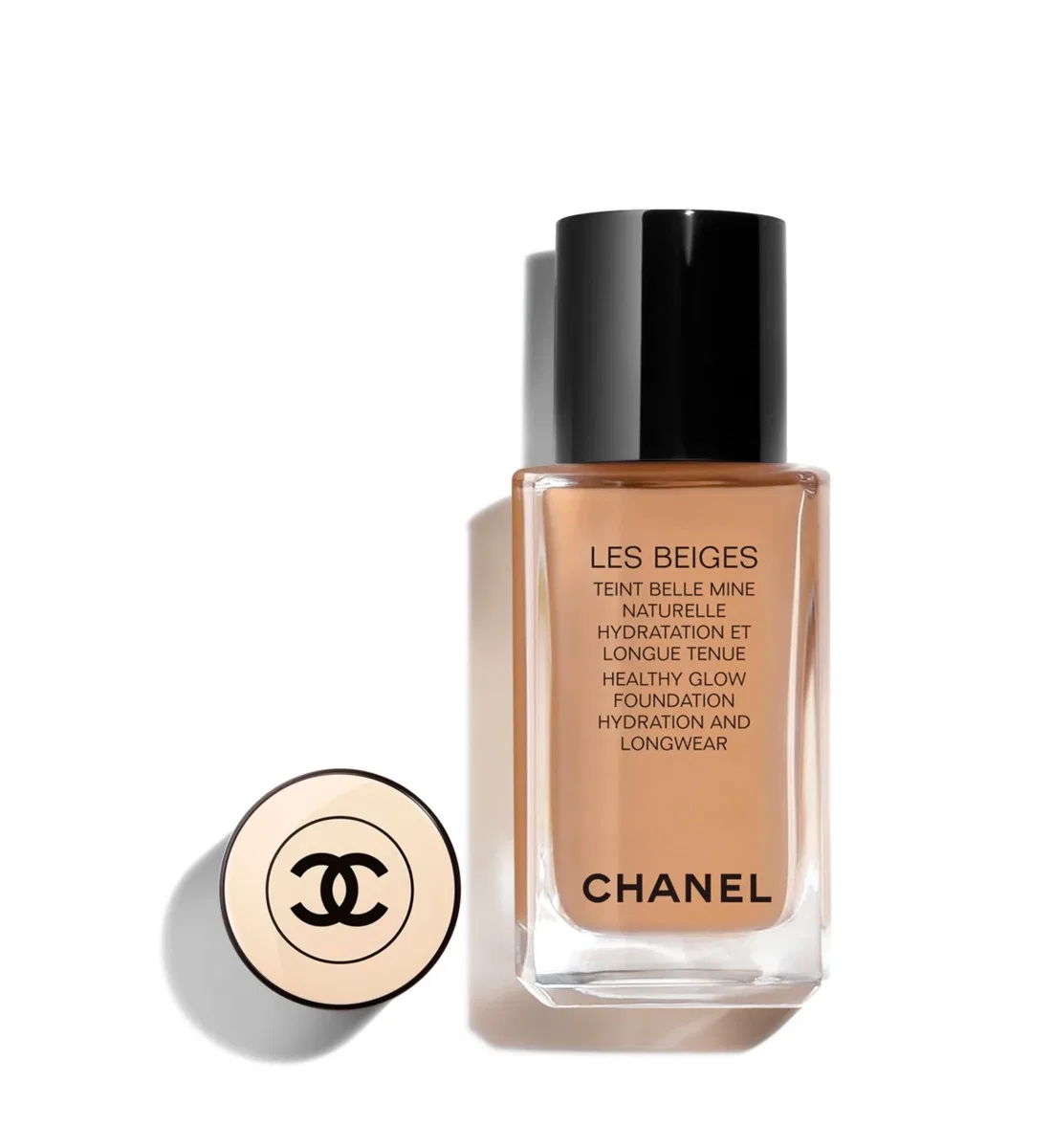 Тональная основа "Здоровое сияние" с увлажнением и стойкостью Chanel, бежевый