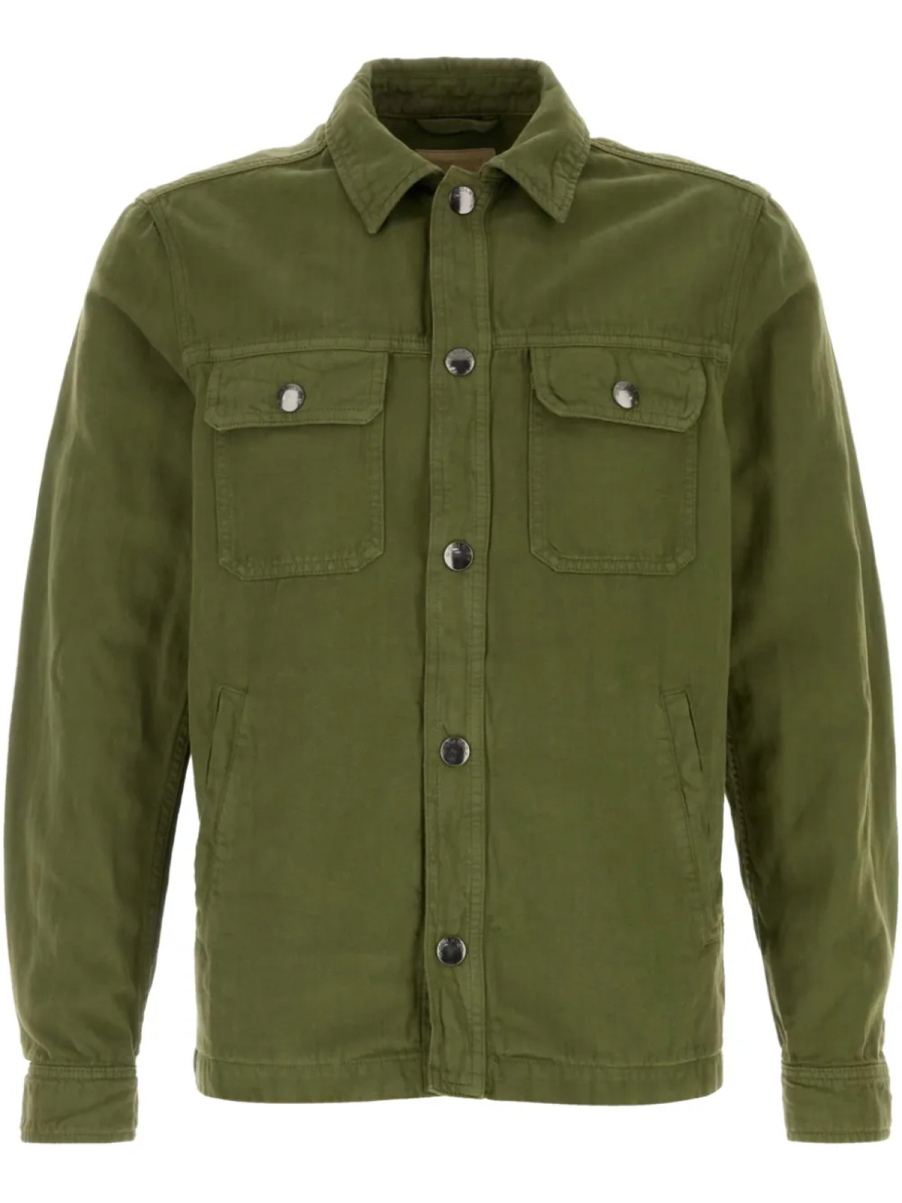 

Джинсовая куртка Woolrich с раскладным воротником, зеленый