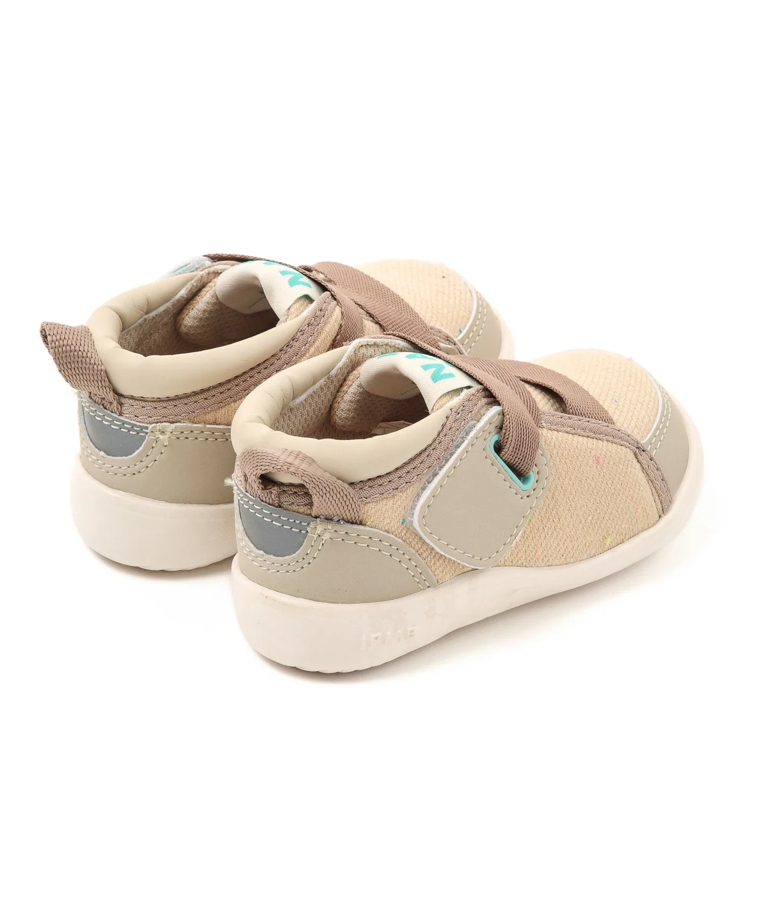 Детские кроссовки IFME из материала "ёси" с неоновыми вкраплениями — фото 2