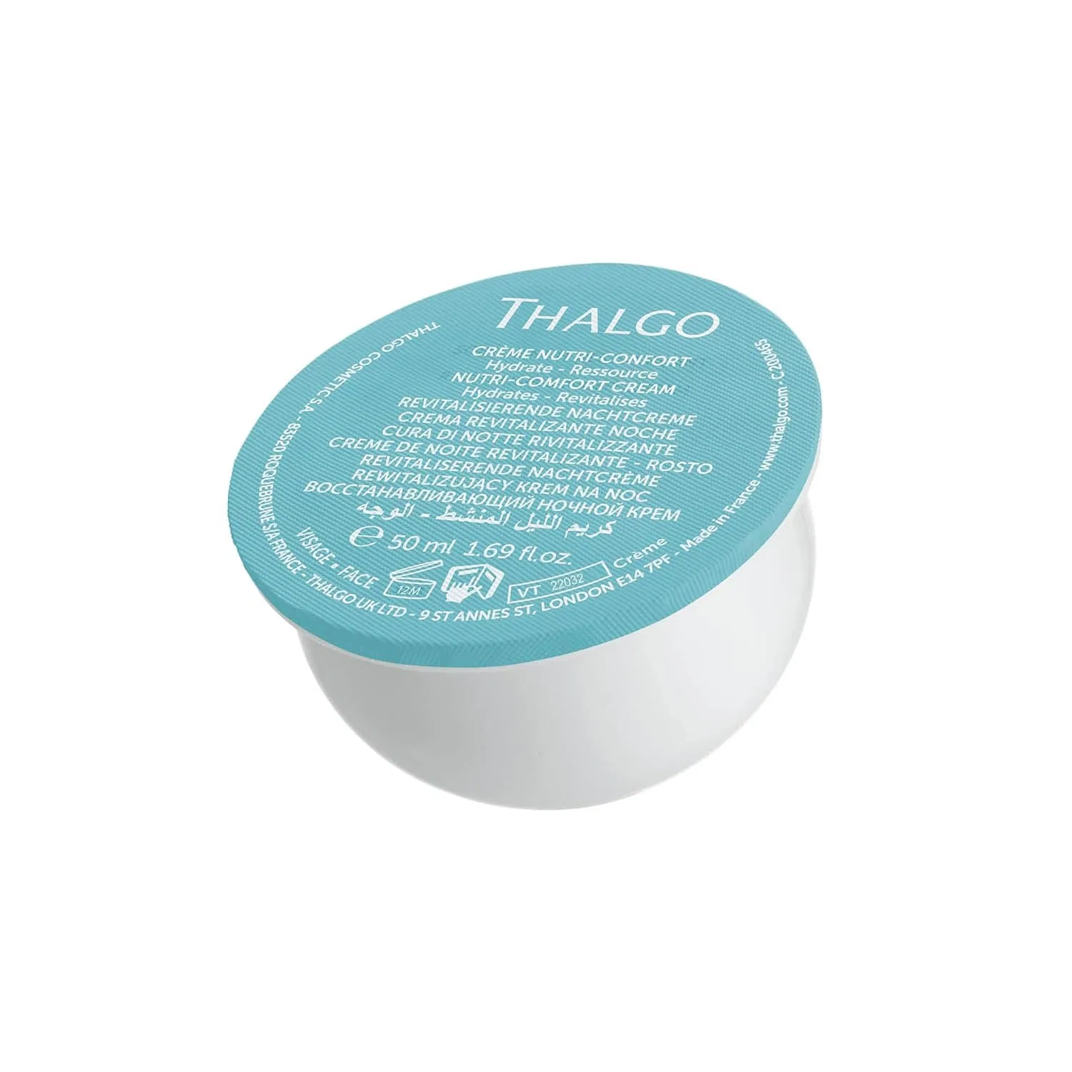 Крем для лица THALGO Rich Nutri-Comfort Cold Cream Marine 2.0, 50 мл (сменный блок) Thalgo, Refill Capsule