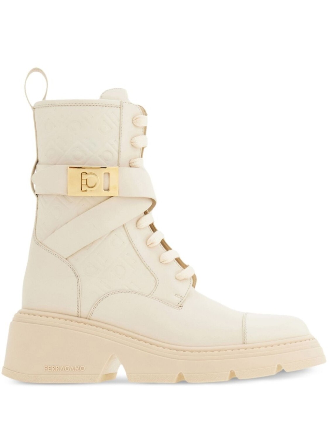

Ботинки Ferragamo Monogram, серый