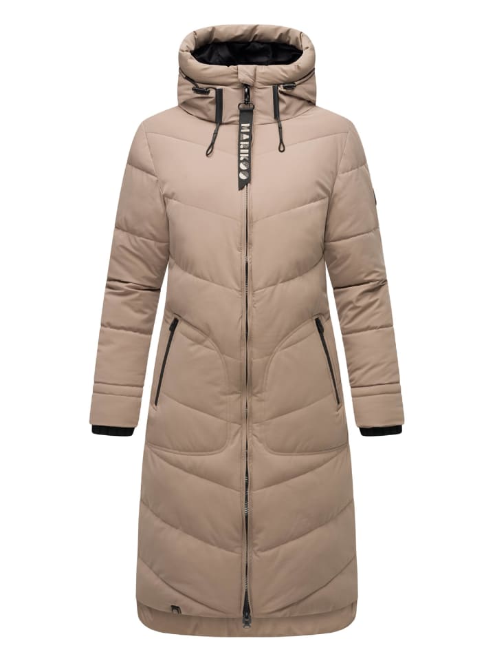 

Пуховик Marikoo, цвет taupe grey