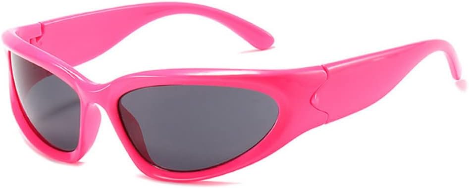 

Солнцезащитные очки в стиле стимпанк для женщин, ретро-очки с зеркальными линзами, женские очки для спорта на открытом воздухе, черные, винтажные очки для вождения MUTYNE, Rose Red