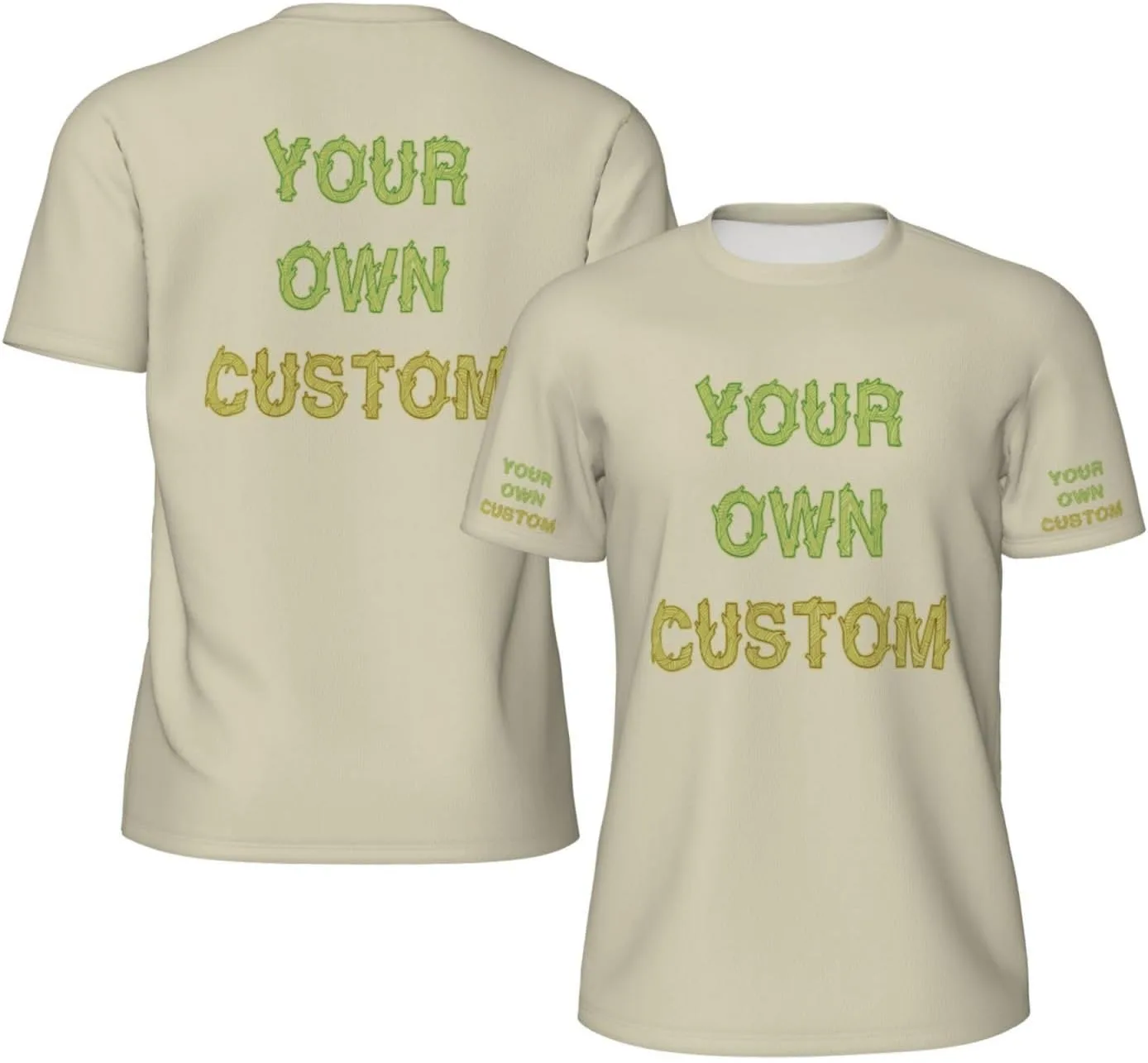 

Футболка Custom с принтом на 4 сторонах