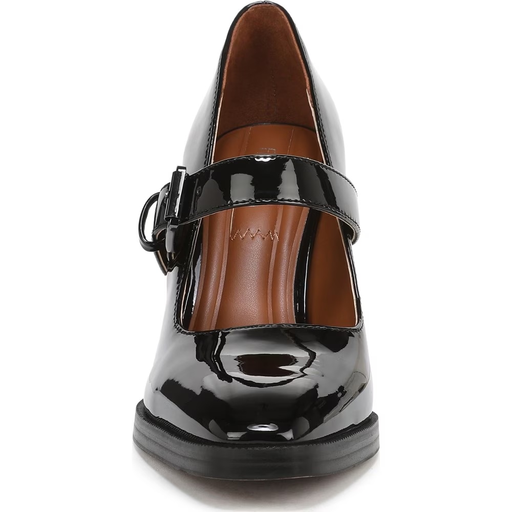 Туфли на каблуке Mary Jane Franco Sarto, black patent faux leather — фото 3