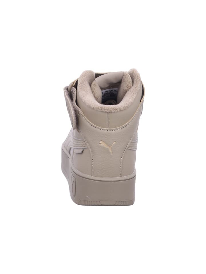 Элегантные туфли на шнуровке Puma Damen Carina Street Mid WTR, бежевый — фото 4