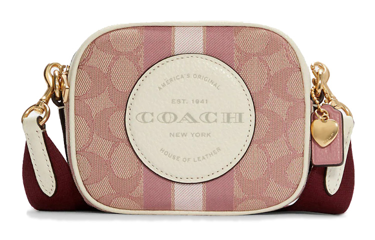 

COACH Сумка через плечо мини женская розовая