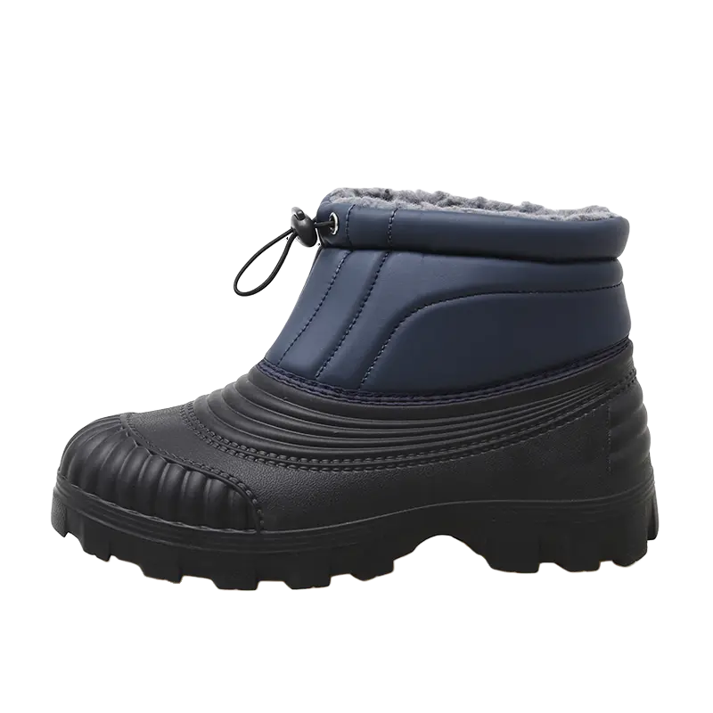 

KUPE Износостойкие амортизирующие противоскользящие короткие зимние ботинки мужские Dark Blue, цвет Dark Blue