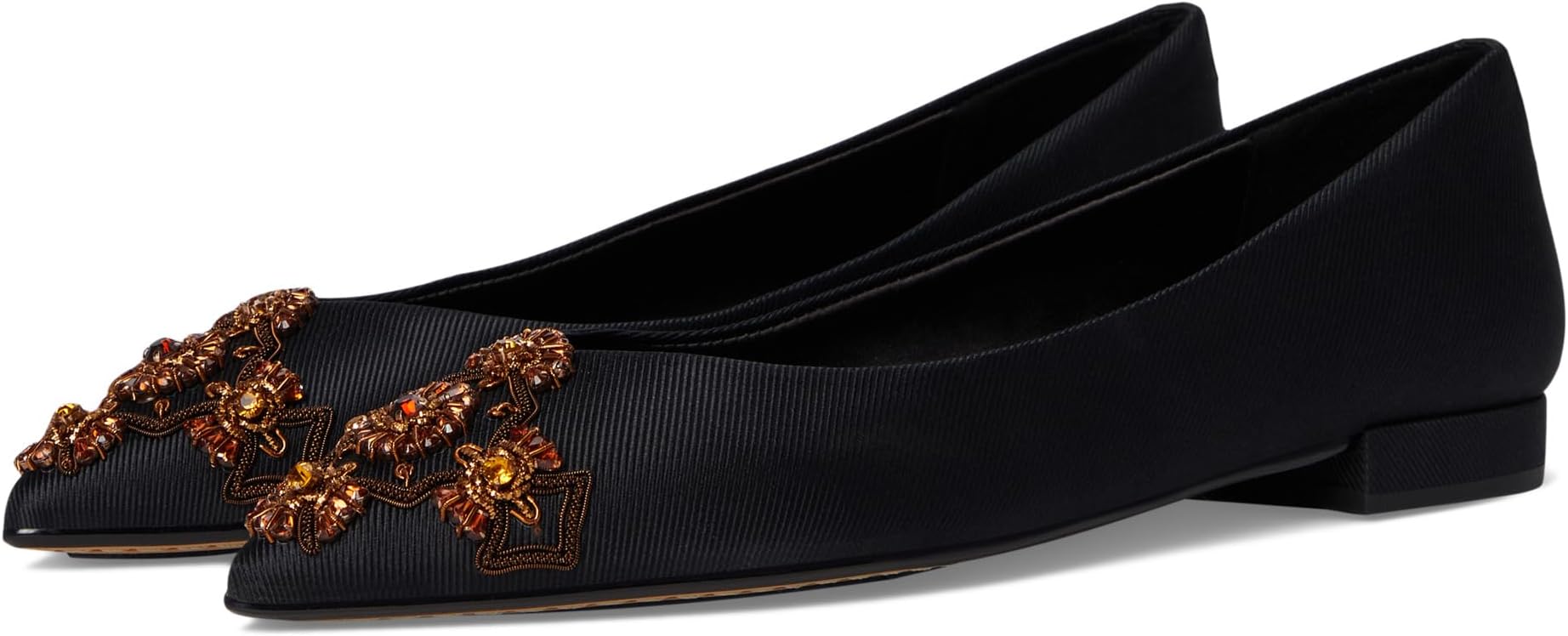 Балетки Birdies The Goldfinch 15 Ballet Flat, цвет Black Jeweled Silk