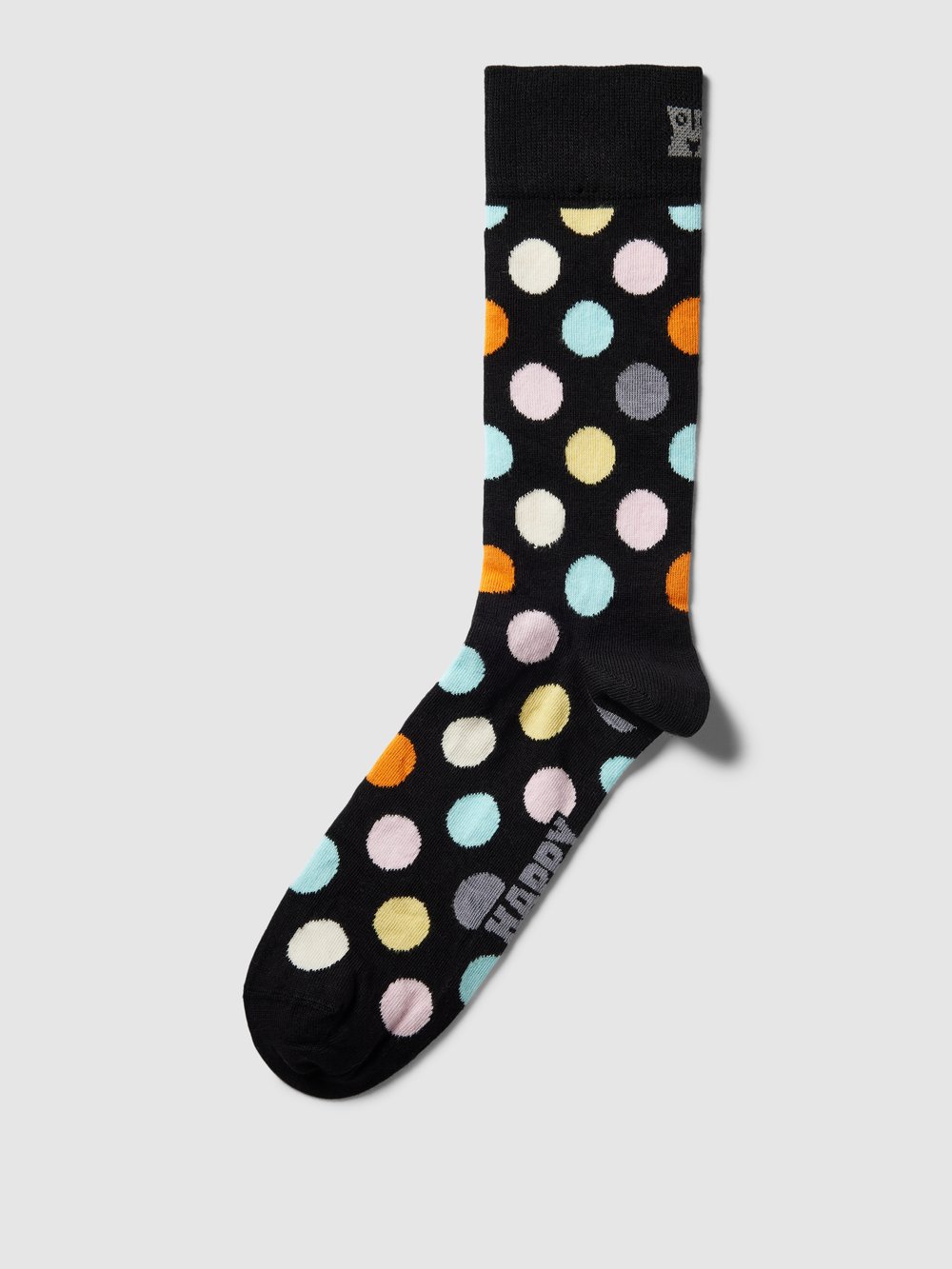

Носки с узором по всей поверхности, модель «Большая точка» Happy Socks, черный