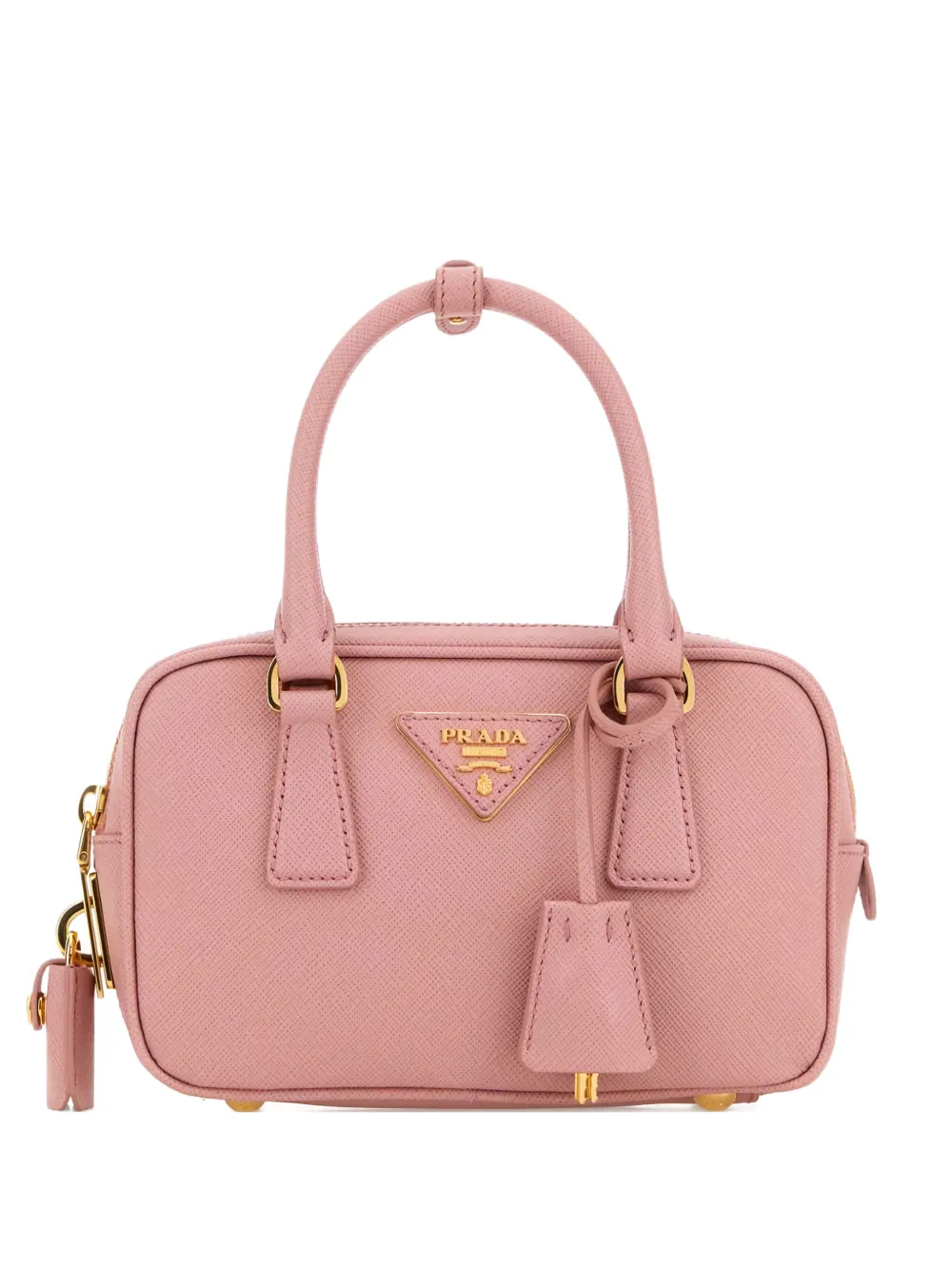 Сумка-тоут из кожи Prada, розовый
