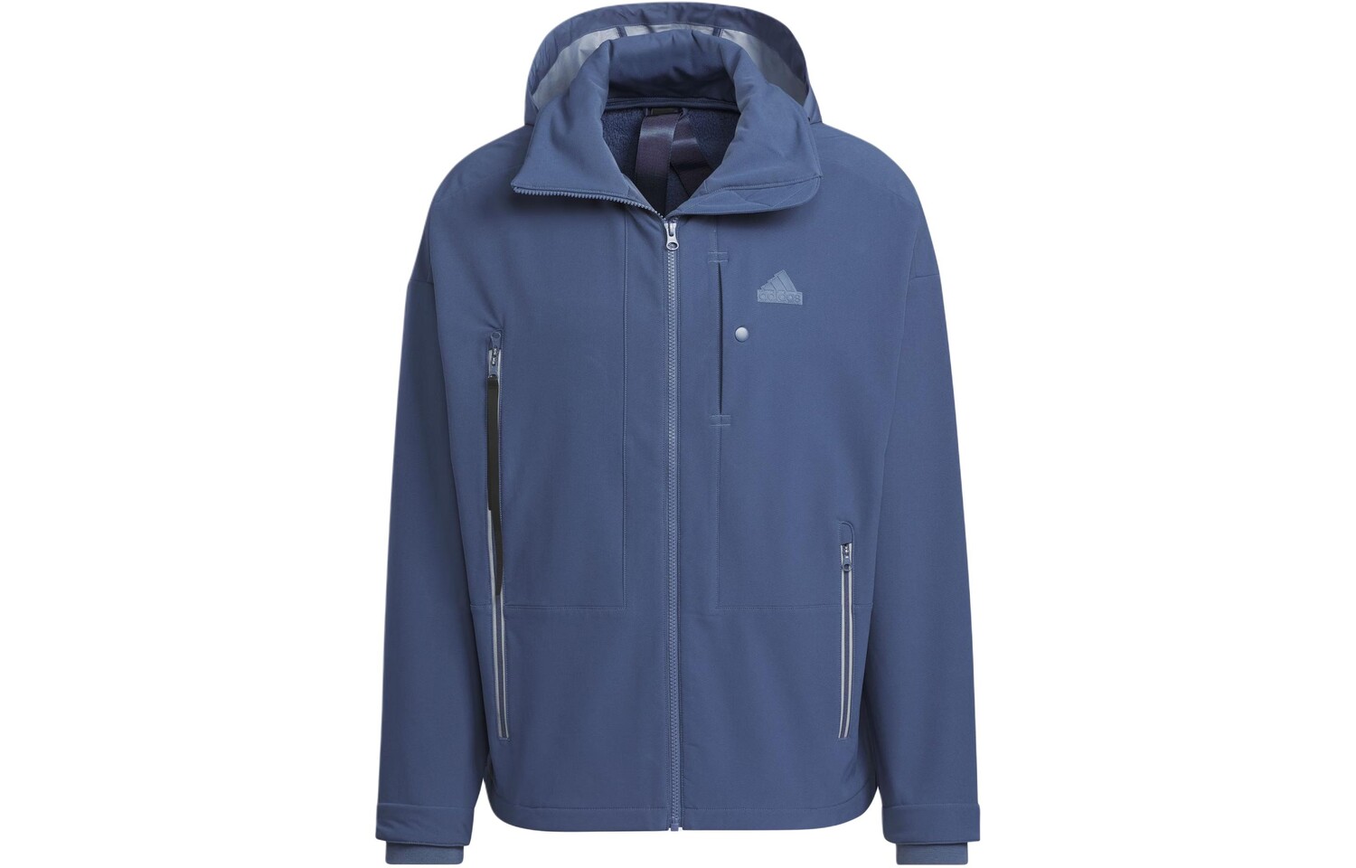 

Куртка мужская серо-синяя Adidas, серый/синий