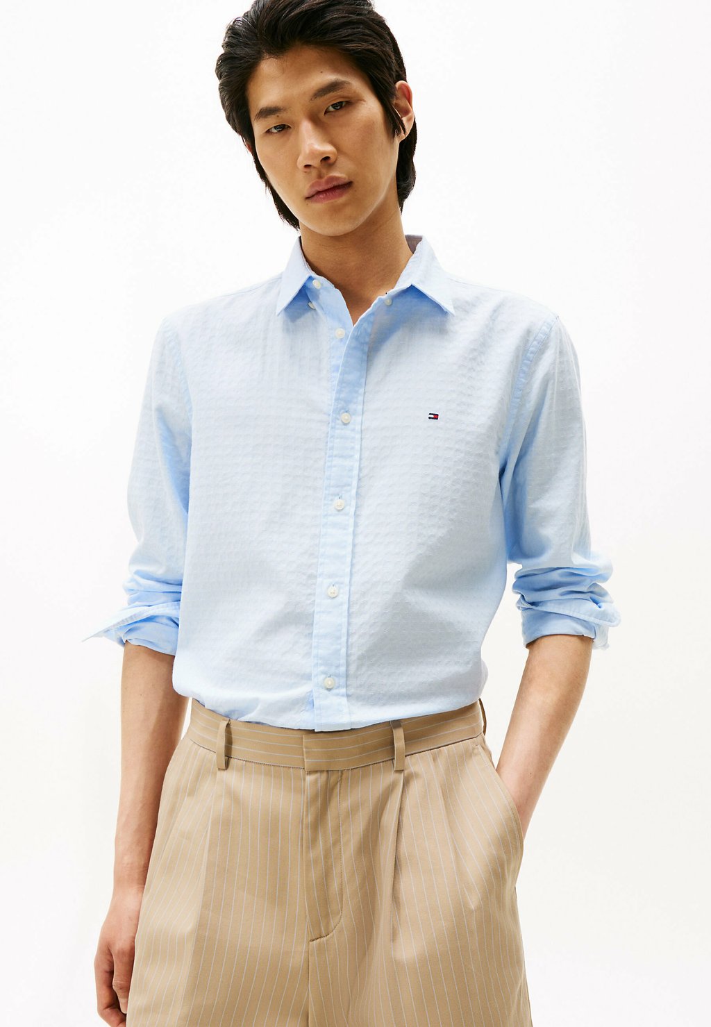 

Рубашка REGULAR FIT DOBBY Tommy Hilfiger, синий