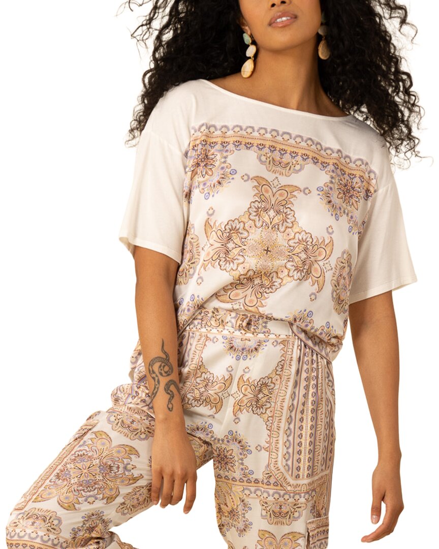 

Вязаный трикотаж Hale Bob Silk-Blend Analia, бежевый