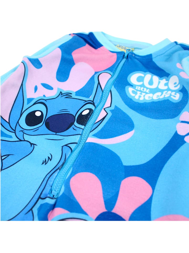 Lilo & Stitch Флисовый комбинезон-пижама Disney Stitch светло-голубого цвета — фото 2