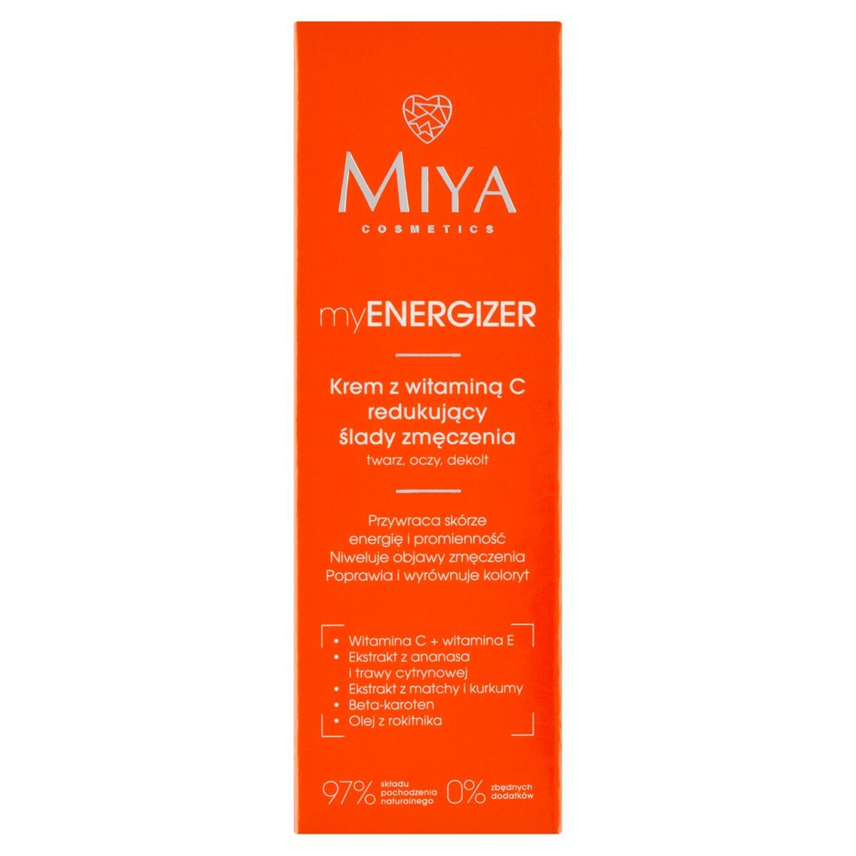 

Мия, Миэнергайзер, Вит крем. C, уменьшающий следы усталости, 40 мл Miya Cosmetics