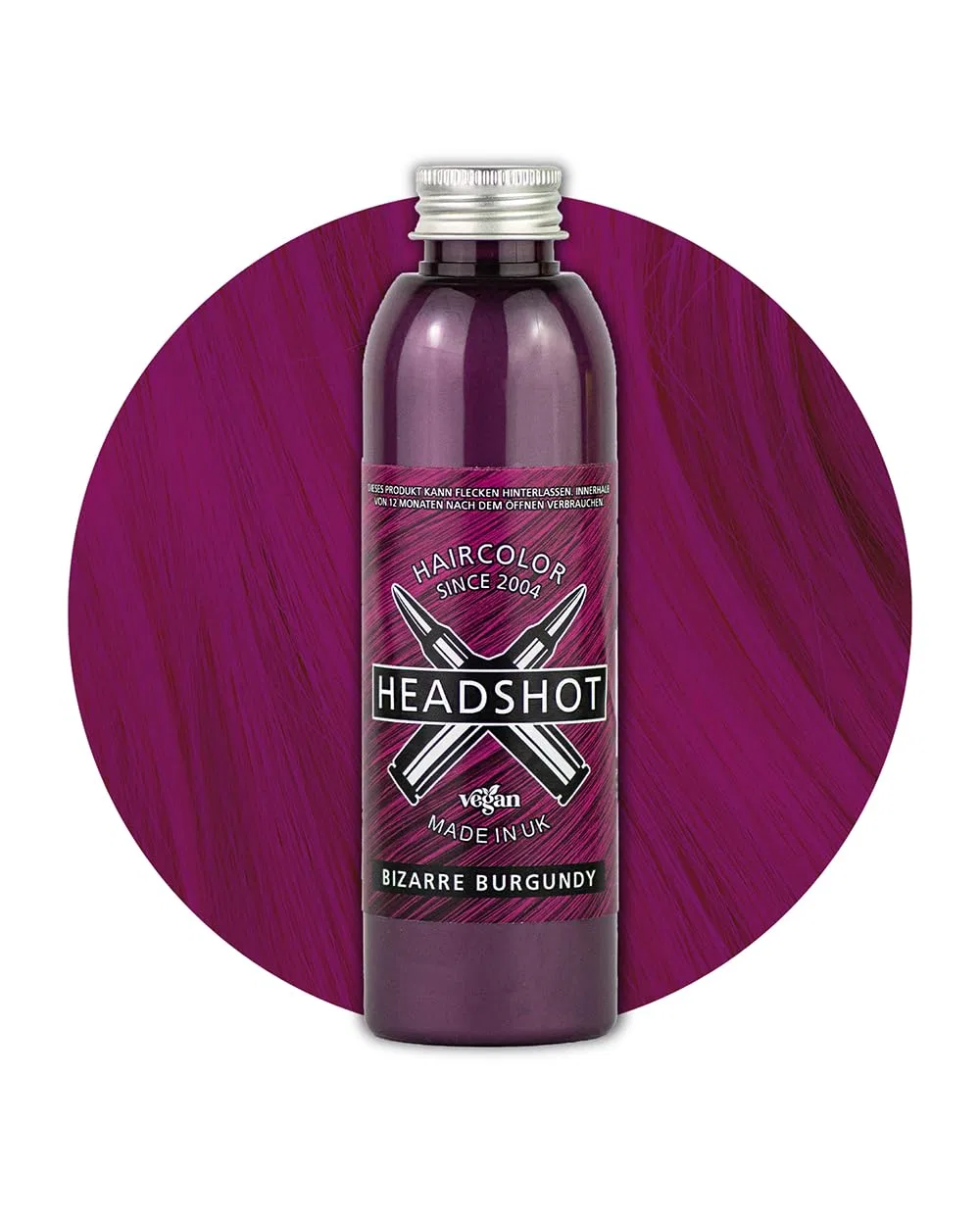 Полуперманентная краска для волос Headshot Hair Colour Bizarre Burgundy Headshot