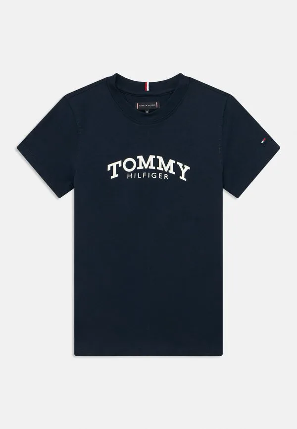 Футболка с принтом логотипа футболка с принтом Tommy Hilfiger, Dark Night Navy