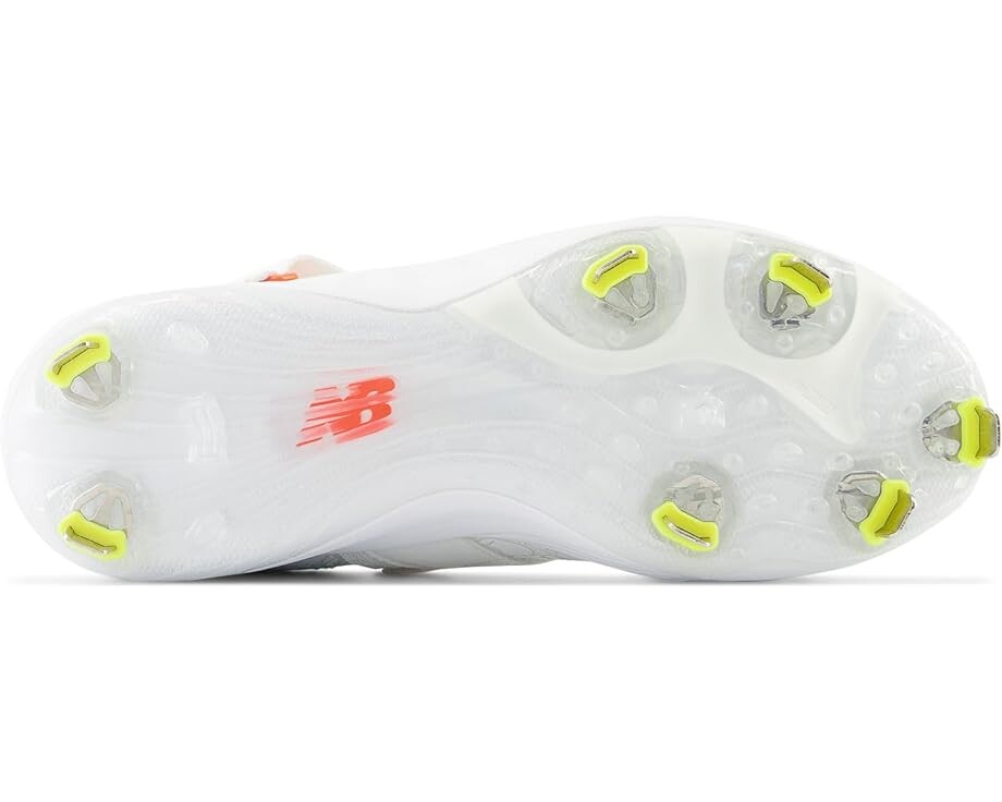 Кроссовки New Balance FuelCell Lindor v2 Metal, цвет Optic White/Neon Dragonfly — фото 3
