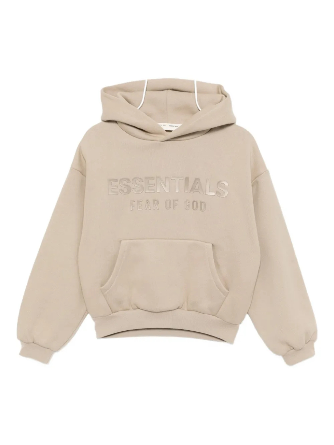 

Толстовка с капюшоном из флиса FEAR OF GOD ESSENTIALS KIDS классическая, нейтральный