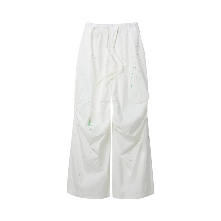 

Брюки MM6 Maison Margiela Baggy Pants 'Off White', белый