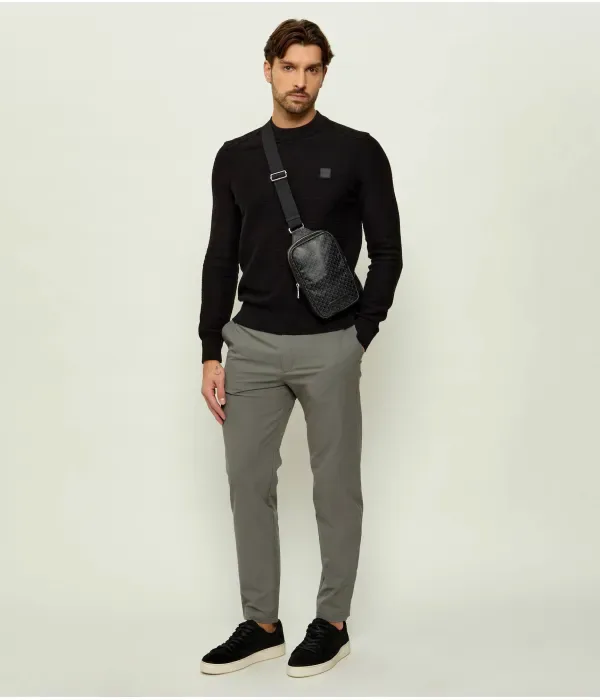 Брюки чинос Chino-Tapered-DS-10 tapered fit Boss Orange, серый — фото 2
