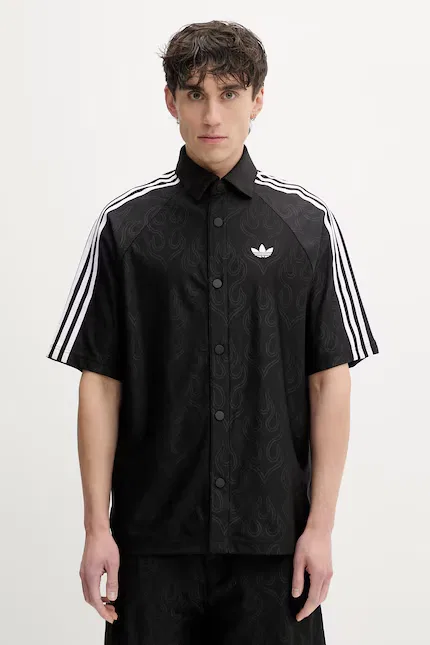 Рубашка повседневная Koszula męska Adidas Originals, черный