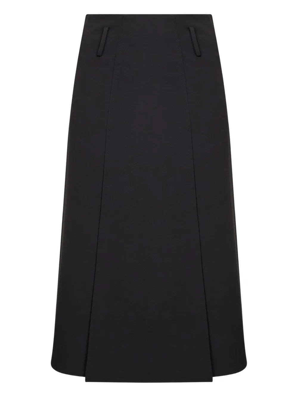 

Юбка миди со вставками и разрезом Blanca Vita, черный