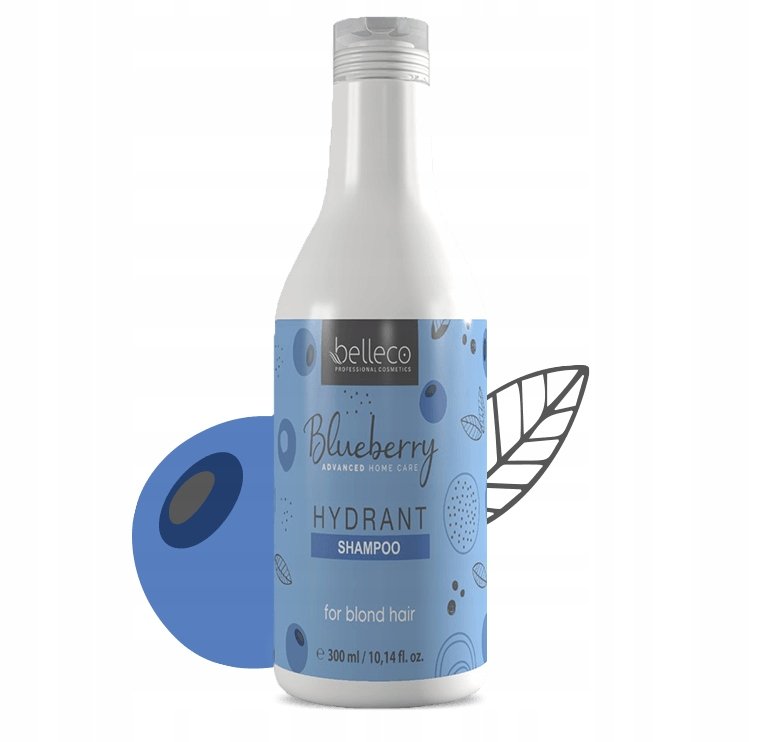 

Шампунь Belleco Hydrant Blueberry 300 мл после нанопластики для блондинок