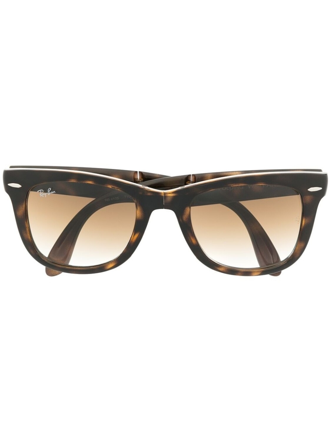 

Ray-Ban солнцезащитные очки трапециевидной формы, коричневый