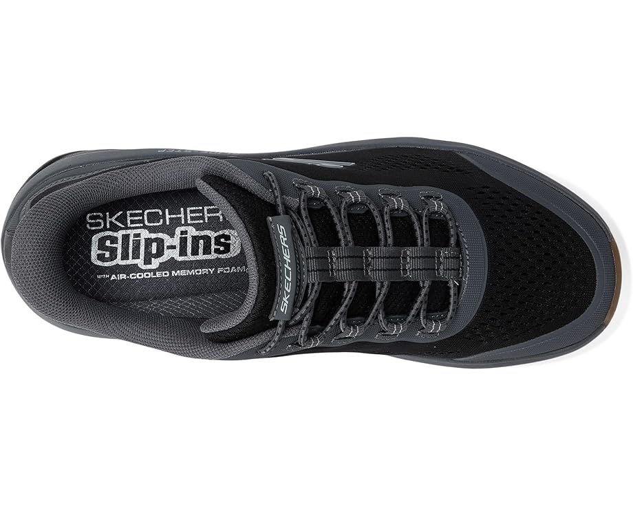 Кроссовки SKECHERS Glide-Step Sole Hands Free Slip-in, цвет Black/Charcoal — фото 2