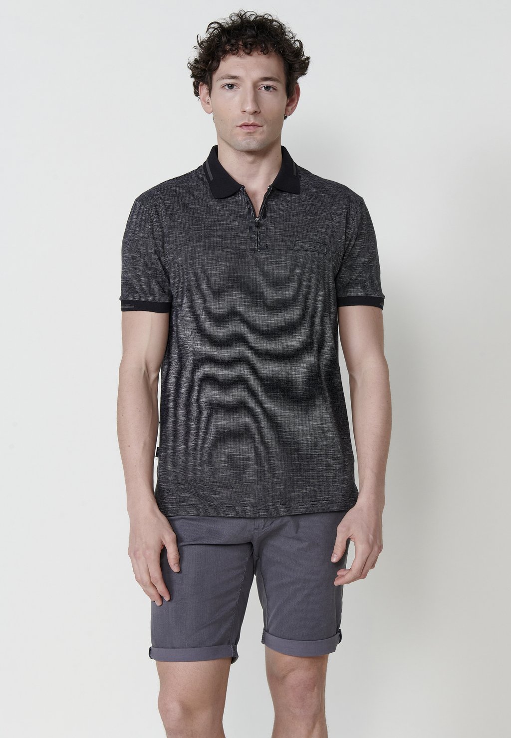 

Рубашка поло SHORT SLEEVED Koroshi, черный