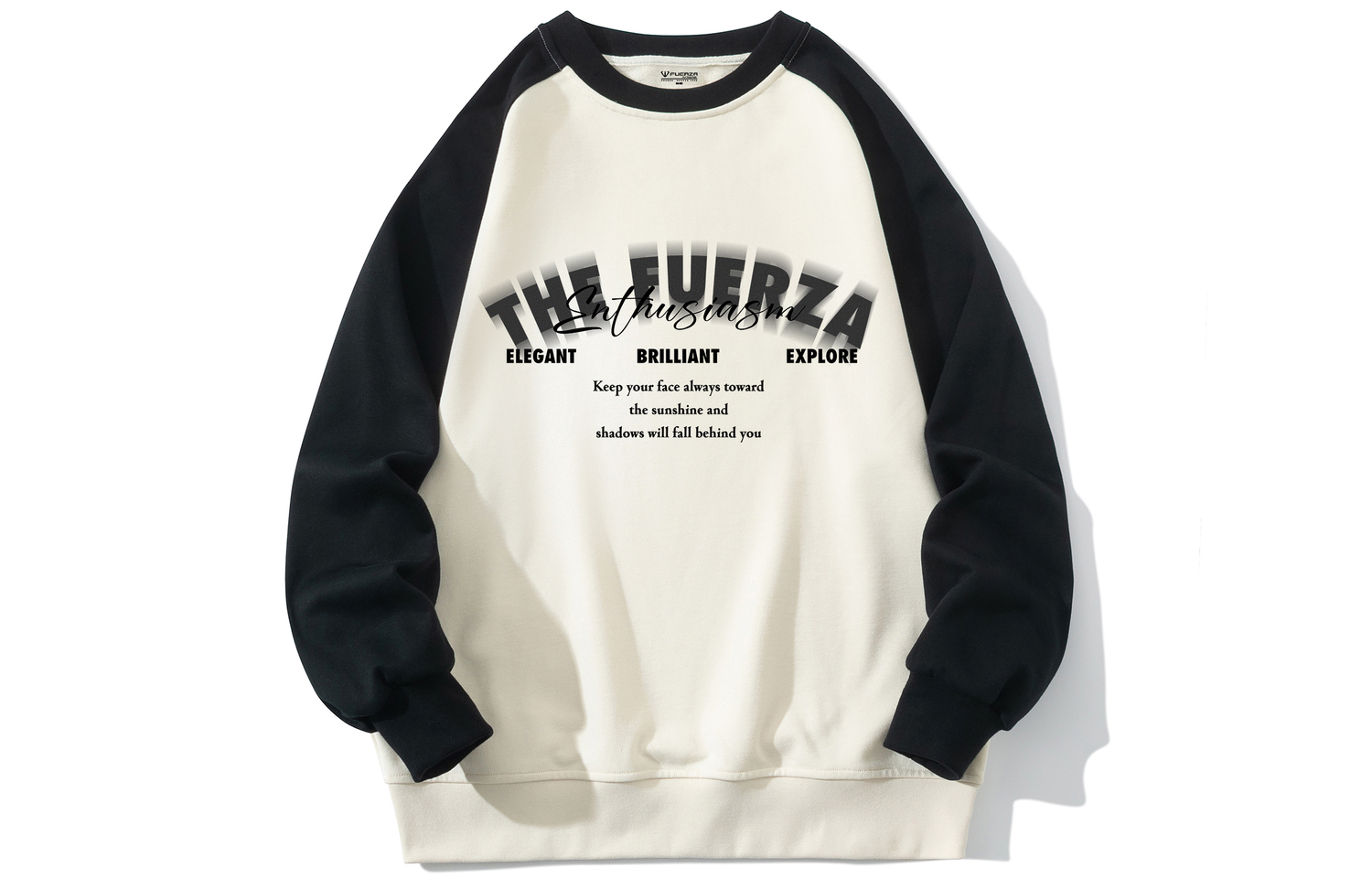 

Длинный свитшот унисекс FUERZA, черный