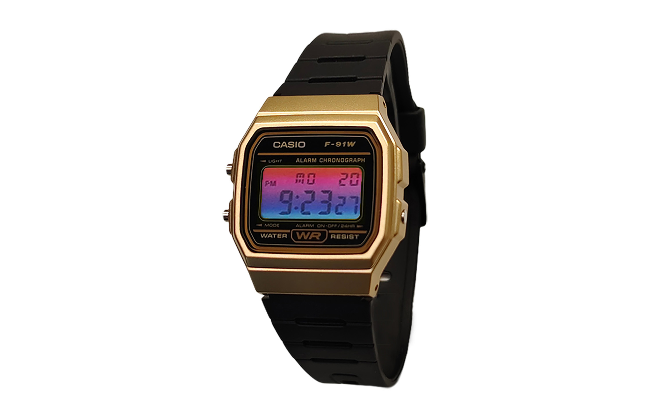

CASIO Часы Retrofit Series Quartz Movement Resin Strap Watch Men's Watch Black Dial, Black Dial with Red and Blue Bezel