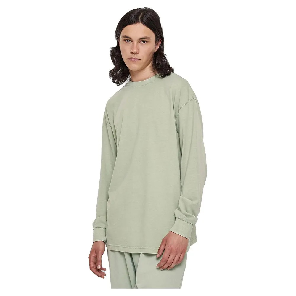 

Футболка с длинным рукавом Urban Classics Heavy Boxy Acid Wash, зеленый