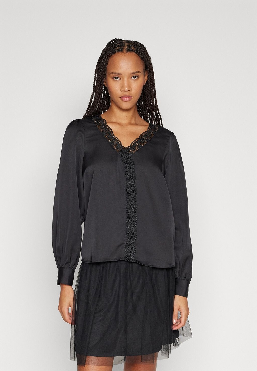 

Блузка VILA VIMONI DETAIL TOP, черный