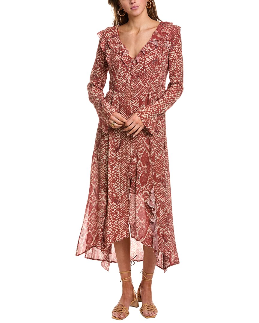 

AllSaints Liana платье макси Waimea All Saints, красный