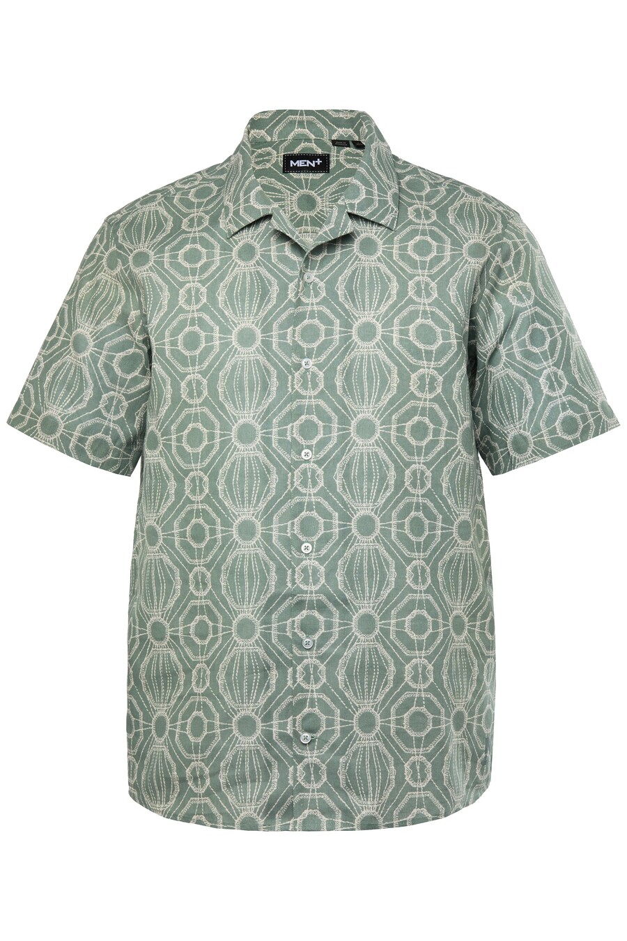 

Рубашка на пуговицах классического кроя Men Plus, цвет Green/Mint