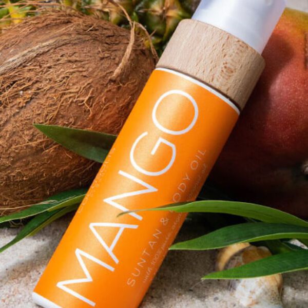 Масло для загара и массажа «Веганское манго», 110 мл Cocosolis Suntan mango — фото 3