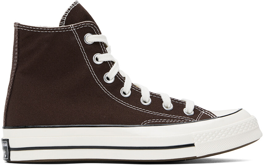 

Коричневые высокие кеды Chuck 70 Converse
