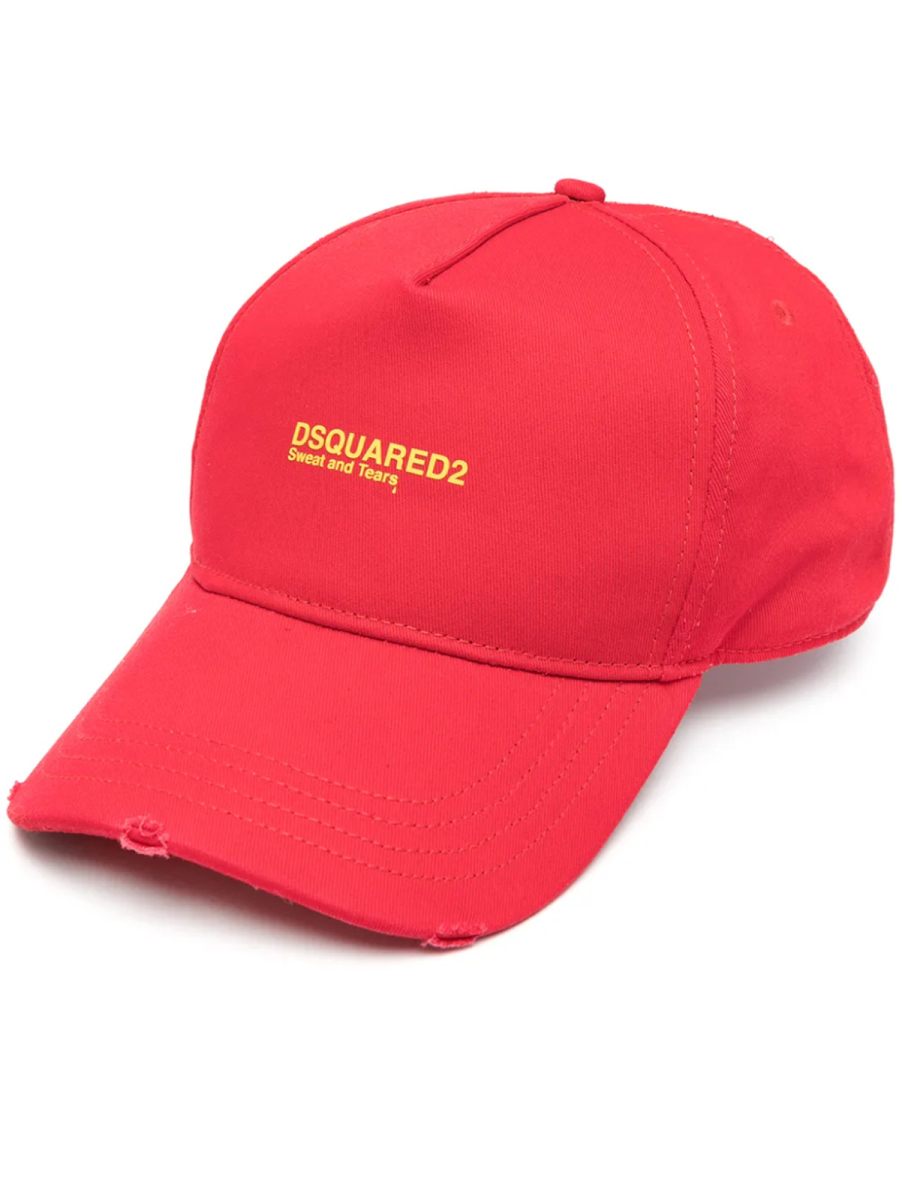 

DSQUARED2 бейсболка с вышитым логотипом, красный