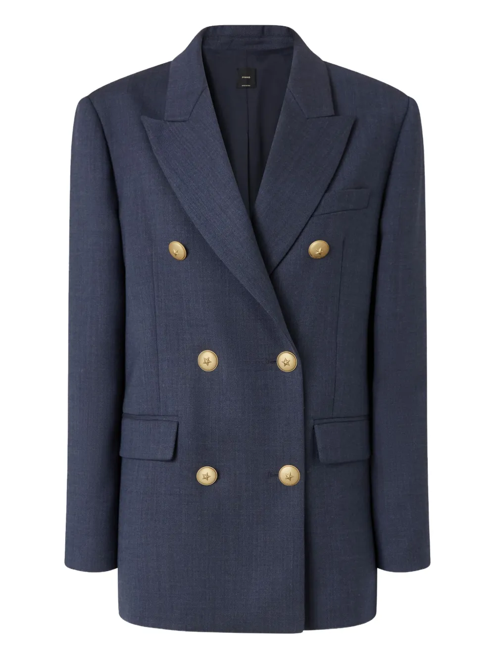 

Двубортный блейзер на пуговицах PINKO, синий