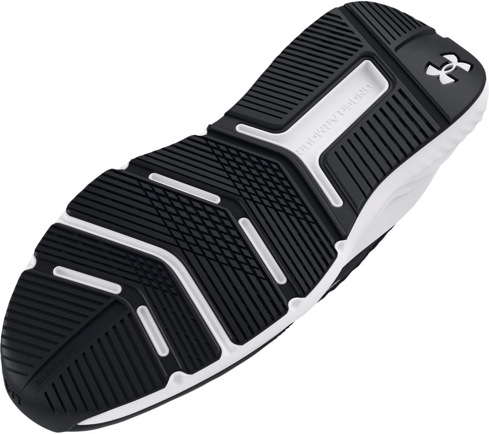 Кроссовки Under Armour Men's Charged Commit Trainer 4, (001) Black/White/White — фото 3