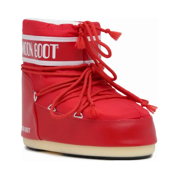 Зимние ботинки Moon Boot низкие, красный