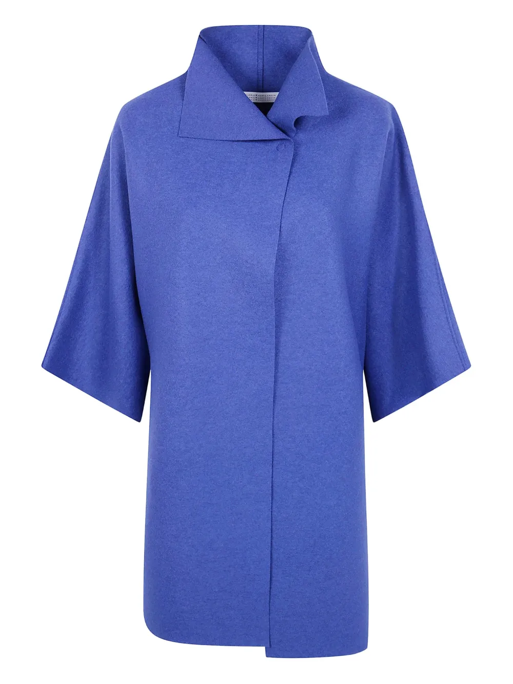 

Пальто Mantle с короткими рукавами и воротником Harris Wharf London, синий